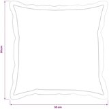 Jastuk s jastukom HOUTEN 6 kom. Crna Baršun - Crna 30 x 30 cm 6 | shoptok.hr