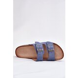 Boto Women's sandals on cork platform with buckles blue Evisolla | shoptok.hr