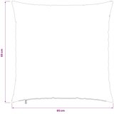  Presvlaka za jastuk 2 kom. HEERLEN Oblačnosiva 65 x 65 cm | shoptok.hr