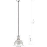  Viseća svjetiljka 25 W srebrna okrugla 28,5 cm E27 | shoptok.hr