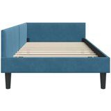 vidaXL Krevetni okvir sa kutnim dizajnom Plava 80 x 200 cm | shoptok.hr