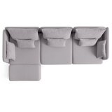 Atelier Del Sofa ugaona garnitura flexy relax grey | Eponuda.com