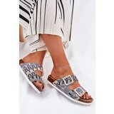 S. BARSKI Women's Sandals With Buckles And Glitter Beige S.Barski | Shoptok.si