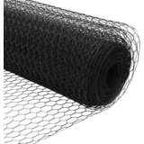 vidaXL Šesterokotna ograja Siva 1.6x25 m Jeklo | Shoptok.si