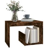 vidaXL Bočni stolić boja dimljenog hrasta 59x36x38cm konstruirano drvo | shoptok.hr