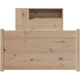 Krevet s regalom za knjige bez madraca 75x190 cm borovina | Eponuda.com