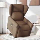 Maison Chic Električni masažni naslanjač - Relax naslanjač s funkcijo vstajanja rjav, (22062246) | Shoptok.si