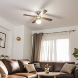  ZEVENTI - Plafonski ventilator NAVAGIO 1xE27/60W/230V smeđa | Eponuda.com