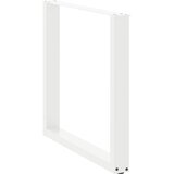  Noge za blagovaonski stol U-oblik 2 kom Bijele 90 x (72-73) cm Čelik | shoptok.hr