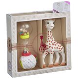 Sophie La Girafe darilni set sophiesticated 9 (žirafa + ropotulja sophie) Cene