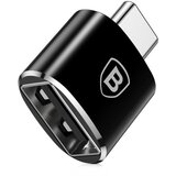 Baseus adapter Micro na USB-C, ženski, črn Cene