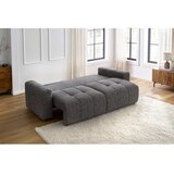Bobochic Paris Temno siva raztegljiva/s prostorom za shranjevanje sedežna garnitura 248 cm Arsene – | Shoptok.si