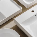 Roca A327681000 ONA 45 x 26 cm desna izvedba keramični umivalnik z odprtino za armaturo | Shoptok.si