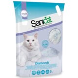 Sanicat Silikonski pesak za mačke Diamonds Fragrance Free 5l | Eponuda.com
