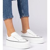 D/CEO marka niezdefiniowana White women's high-soled sneakers Selina Cene