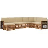  Set vanjskih sofa 6 kom. Prirodna | shoptok.hr