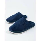SHELOVET Men's soft navy blue slippers Cene'.'