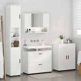  Set namještaja za kupaonicu 4 kom. Visoki sjaj bijela | shoptok.hr