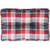  Jastuk za palete crveni karirani 50 x 40 x 12 cm od tkanine | Eponuda.com