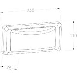  SVJETILJKA ZIDNA LED PW2311-3 BIJELA TESLIGHT | shoptok.hr