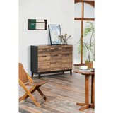 Livetastic komoda, naravne barve, črna | Shoptok.si