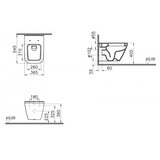 Vitra konzolna šolja vitra integra square 54cm (7081B003-0075) | Eponuda.com