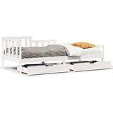 vidaXL Dnevni krevet s ladicama bez madraca 90 x 190 cm masivno drvo | shoptok.hr
