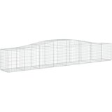 Lučne gabionske košare 5 kom 400x50x60/80 cm pocinčano željezo | shoptok.hr