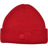 Urban Classics Accessoires Knitted Wool Beanie - Red Cene