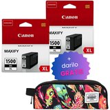 Canon Komplet kartuš PGI-1500XL BK (črna), original, 2 kosa + DARILO GRATIS | Shoptok.si