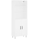Maison Chic Visoka omara - Komoda - Predalnik bela 69,5x34x180 cm inženirski les, (21721922) Cene