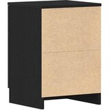  Noćni ormarići 2 kom. crni hrast 38x35x55 cm inženjerski drvo | shoptok.hr