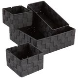 Aurora VELORA Korpa set 4 kom. crna Cene