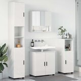  Set namještaja za kupaonicu Zidne 4 pcs Visoki sjaj bijela | shoptok.hr
