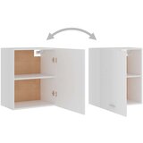 Viseći ormarić bijeli 50 x 31 x 60 cm od konstruiranog drva | shoptok.hr
