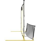 Nogometna mreža za odbijanje crno-žuta 183x85x120 cm poliester | Eponuda.com