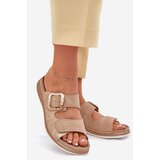 Inblu Women's Slippers With Buckle And Velcro Beige | shoptok.hr