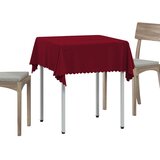  Tkanina za stol Pravokutni Vinska crvena 140 x 140 cm | shoptok.hr