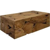 vidaXL Stolić za kavu od prave tikovine 90 x 50 x 30 cm smeđi Cijene
