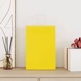  Papirnate vrećice 250 kom s ručkama žute 21x11x31 cm | Eponuda.ba