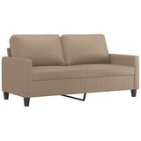  2-dijelni set sofa s jastucima boja cappuccina od umjetne kože | shoptok.hr