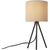 QAZQA Moderna namizna svetilka taupe z žametnim senčilom - Luz | Shoptok.si