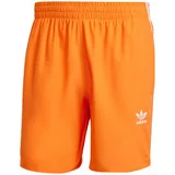 Adidas Kratke kopalne hlače oranžna / bela