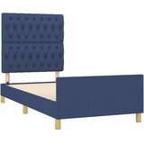  Okvir za krevet bez madraca plava 100x200cm od tkanine | shoptok.hr
