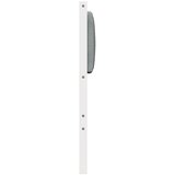  Tapecirani uzglavlje Bijelo 75 cm Čvrsto borovo drvo | shoptok.hr