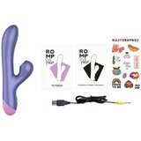 ROMP Pulse - G-točkovni vibrator s zračnimi valovi in stimulatorjem klitorisa (vijolična) | Shoptok.si