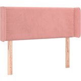 vidaXL Vzglavje z ušesi roza 83x16x78/88 cm žamet, (20953283) | Shoptok.si