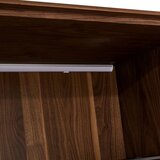 Furnhouse Rjava vitrina v orehovem dekorju 110x190 cm Tokyo – | Shoptok.si