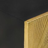  Noćni ormarić s mjedenim vratima 40x30x50 cm masivno drvo manga | Eponuda.com