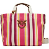 Pinko Ročna torba Shopping Bag Medium PE 25 PLTT 104753 A2G5 Roza | Shoptok.si